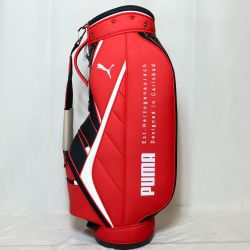 ◎◎ PUMA プーマ BASIC ベーシック キャディバッグ 9型 5分割 3.10kg 090097-04 オレンジ Aランク