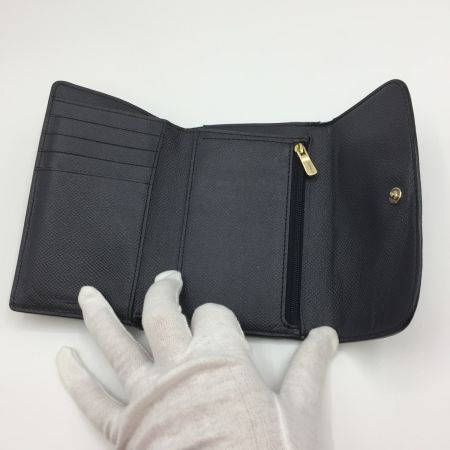  COACH コーチ 財布　ミディアム　エンべロープ　ウォレット　カーフレザー　ミッドナイト F30204 ブラック