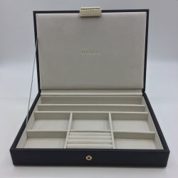 ◎◎ STACKERS LONDON スタッカーズロンドン　 ジュエリーボックス 3段セット アクセサリーケース 宝石箱  ブラック Bランク