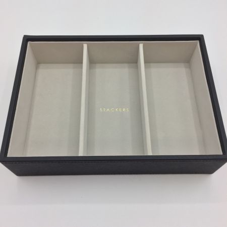  STACKERS LONDON スタッカーズロンドン　 ジュエリーボックス 3段セット アクセサリーケース 宝石箱  ブラック