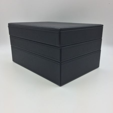  STACKERS LONDON スタッカーズロンドン　 ジュエリーボックス 3段セット アクセサリーケース 宝石箱  ブラック