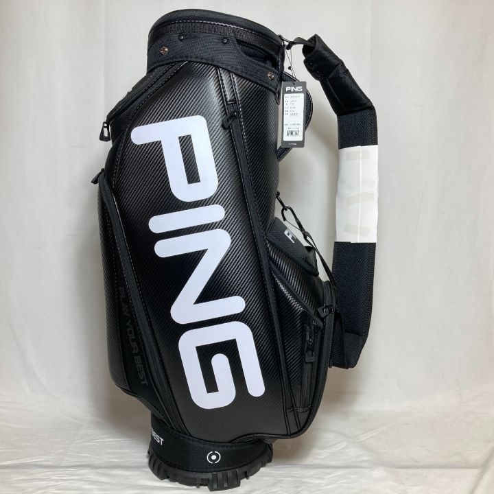 PING ピン CB-P223 TOUR LITE ツアーライト キャディバッグ 9.5型 5分割 3.7kg 36233-02  ブラック｜中古｜なんでもリサイクルビッグバン