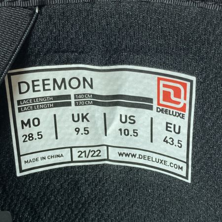  DEELUXE ディーラックス Deemon スノーボードブーツ 28.5cm ブラック