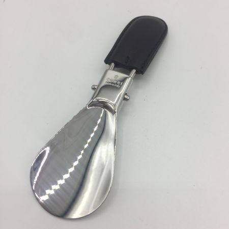  GUCCI グッチ GG柄 靴べら　ケース付き ブラウン