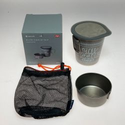 ◎◎ snowpeak スノーピーク カップヌードルクッカーセット ポット/800ml カップ/250ml メッシュケース付 SCS-070 Bランク