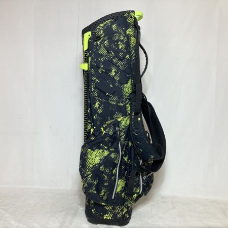  OUUL スタンドバッグ キャディバッグ 8.5型 4分割 1.3kg ブラック×グリーン