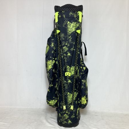  OUUL スタンドバッグ キャディバッグ 8.5型 4分割 1.3kg ブラック×グリーン