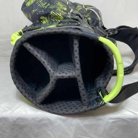  OUUL スタンドバッグ キャディバッグ 8.5型 4分割 1.3kg ブラック×グリーン