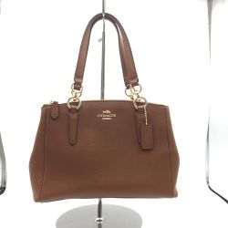 ◎◎ COACH コーチ F36704 2WAY ハンドバッグ レザー レディース  F36704 ブラウン 中古品 Bランク