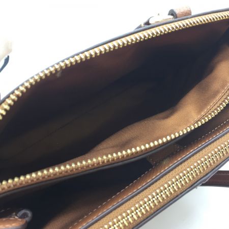  COACH コーチ F36704 2WAY ハンドバッグ レザー レディース  F36704 ブラウン 中古品