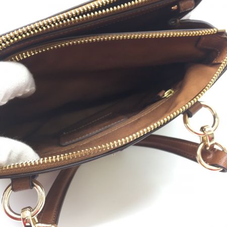  COACH コーチ F36704 2WAY ハンドバッグ レザー レディース  F36704 ブラウン 中古品