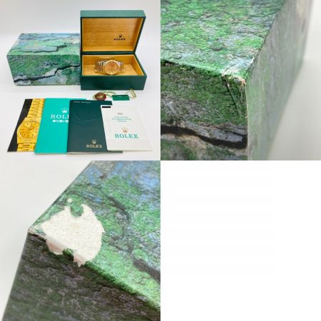  ROLEX ロレックス デイトジャスト Ref.16233 自動巻 メンズ 腕時計 10Pダイヤ 16233 箱・取説付