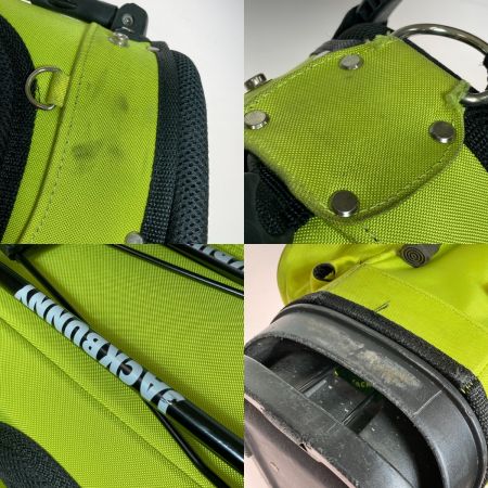  Jack Bunny!! ジャックバニー スタンドバッグ キャディバッグ ロゴファスナー イエロー 9型 3kg 5分割　パーリーゲイツ