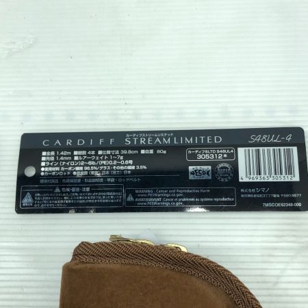  SHIMANO シマノ ルアーロッド CARDIFF STREAM LIMITED カーディフストリームリミテッド S48UL-4 305312