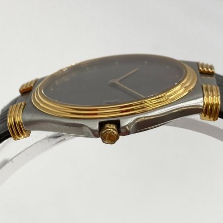  Christian Dior クリスチャンディオール アナログ 腕時計 クォーツ ベルト社外 39 14 01 ブラック