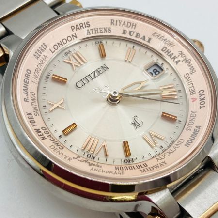  CITIZEN シチズン XC クロスシー エコドライブ 腕時計 レディース H240-T018238 取説付