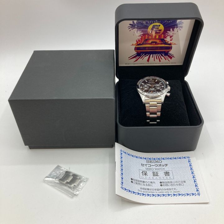 SEIKO セイコー FAST&FURIOUSコラボ クロノグラフ クォーツ メンズ 腕時計 8T63-02S0｜中古｜なんでもリサイクルビッグバン