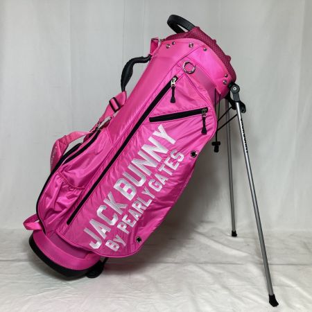  Jack Bunny!! ジャックバニー スタンドバッグ キャディバッグ 9.5型 6分割 2.65kg ピンク PEARLY GATES パーリーゲイツ