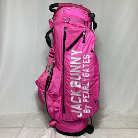  Jack Bunny!! ジャックバニー スタンドバッグ キャディバッグ 9.5型 6分割 2.65kg ピンク PEARLY GATES パーリーゲイツ
