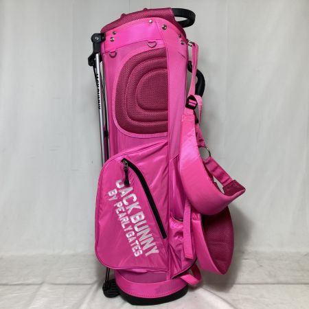  Jack Bunny!! ジャックバニー スタンドバッグ キャディバッグ 9.5型 6分割 2.65kg ピンク PEARLY GATES パーリーゲイツ