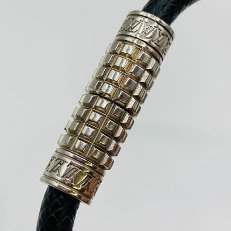  LOUIS VUITTON ルイヴィトン タイガライン ブラスレ ディジット ブレスレット M6478D ブラック x シルバー 箱・布袋付