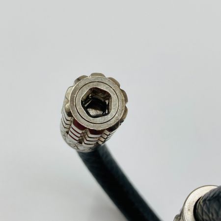  LOUIS VUITTON ルイヴィトン タイガライン ブラスレ ディジット ブレスレット M6478D ブラック x シルバー 箱・布袋付