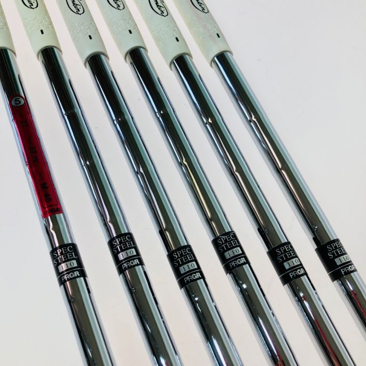 PRGR プロギア GN502 TOUR FORGED 5-9.P 6本 アイアンセット 110 SPEC STEEL II M-46  (X相当)｜中古｜なんでもリサイクルビッグバン