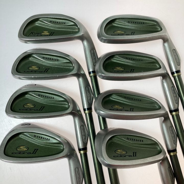 Cobra Golf コブラゴルフ キングコブラII OVERSIZE 5-9.P.G.S 8本 アイアンセット HUMP カーボンシャフト  S｜中古｜なんでもリサイクルビッグバン