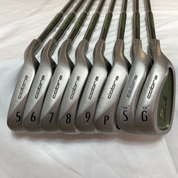 Cobra Golf コブラゴルフ キングコブラII OVERSIZE 5-9.P.G.S 8本 アイアンセット HUMP カーボンシャフト  S｜中古｜なんでもリサイクルビッグバン