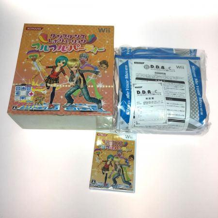   Wii DDR ダンスダンスレボリューション フルフルパーティー 動作未確認 現状品