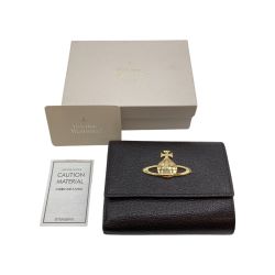 ◎◎ Vivienne Westwood ヴィヴィアン・ウエストウッド EXECUTIVE 2つ折り財布 財布 3318C931 ボルドー Aランク