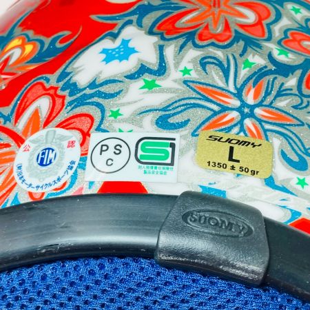  SUOMY スオーミー FLOWER フラワー フルフェイスヘルメット サイズL 使用感有