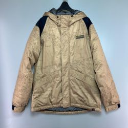 NEW BALANCE ニュー・バランス 中綿 ジップアップブルゾン 　防⾵性・ストレッチ・蓄熱保温性　アウター ゴルフ 012-1220008 ベージュ Bランク
