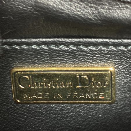  Christian Dior クリスチャンディオール  ミニハンドバッグ バッグ CDゴールド金具 ブラック