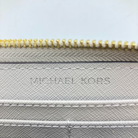  MICHAEL KORS マイケルコース 財布 長財布 L字ファスナー 35T6GTVE3L グレー
