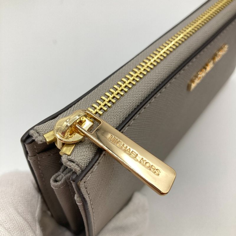 中古】 MICHAEL KORS マイケルコース 財布 長財布 L字ファスナー