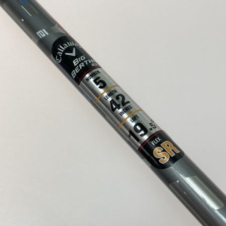  Callaway キャロウェイ BIG BERTHA B21 5FW 19.5° フェアウェイウッド Speeder EVOLUTION SR カバー付