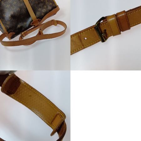  LOUIS VUITTON ルイヴィトン モノグラム ソミュール35 ショルダーバッグ M42254 ブラウン