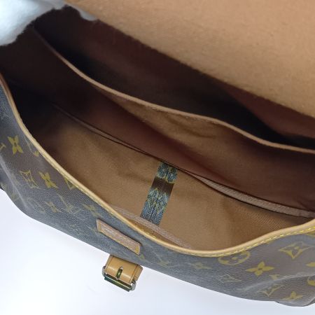  LOUIS VUITTON ルイヴィトン モノグラム ソミュール35 ショルダーバッグ M42254 ブラウン