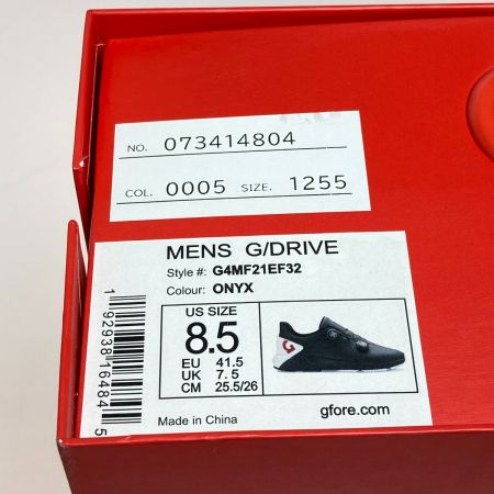  G/FORE ジーフォア メンズ ゴルフシューズ  スパイクレス ダイヤル式 25.5/26cm G4MF21EF32 オニキス