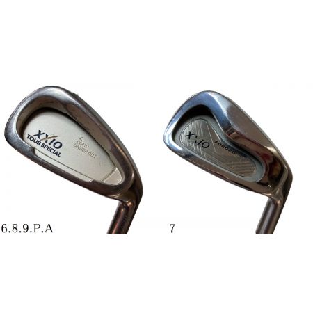  DUNLOP ダンロップ XXIO 初代 6-9.P.A 6本 アイアンセット 7番アイアン別シリーズ