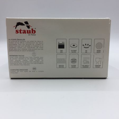  STAUB ストウブ ピコ・ココット 10 cm ラウンド グランブルー 鋳鉄 中古品