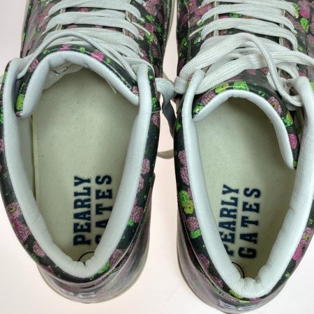  PEARLY GATES パーリーゲイツ ゴルフシューズ 26.5cm 花柄 スパイク欠品