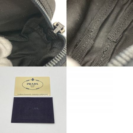  PRADA プラダ ファスナーポーチ ポーチ ギャランティーカード付 1N0833 ブラック