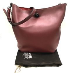 ◎◎ COACH コーチ レザー　ショルダーバッグ  50115 ボルドー Bランク