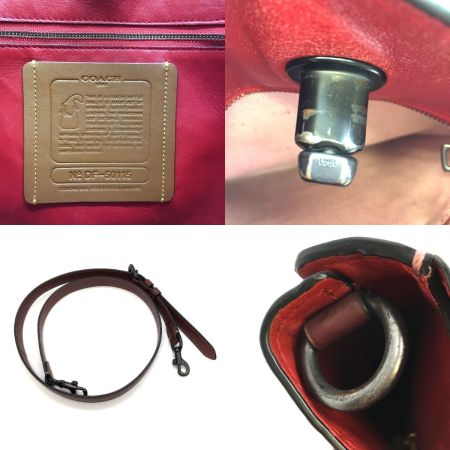  COACH コーチ レザー　ショルダーバッグ  50115 ボルドー