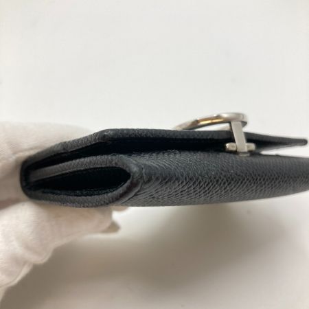  BVLGARI ブルガリ クリップ コインパース コインケース 財布 メンズ ブラック x ブルー