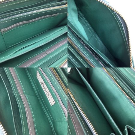  Dakota ダコタ イデーア 小銭入れ付き長財布 ラウンドファスナー式  グリーン