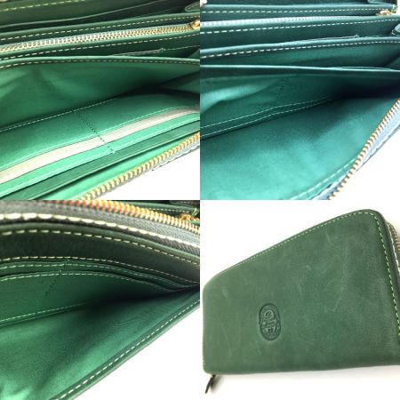  Dakota ダコタ イデーア 小銭入れ付き長財布 ラウンドファスナー式  グリーン