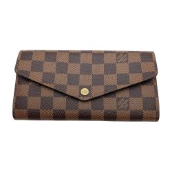 ◎◎ LOUIS VUITTON ルイヴィトン ダミエ ポルトフォイユ サラ 財布 長財布 N63209 ブラウン Bランク